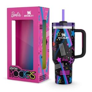 Stanley & Barbie Collab '80s Rockers Barbie 40 oz Dream Quencher